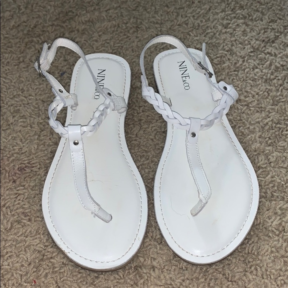 Women’s White Rope Sandals
